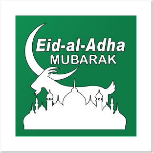 happy eid-al-adha Posters and Art